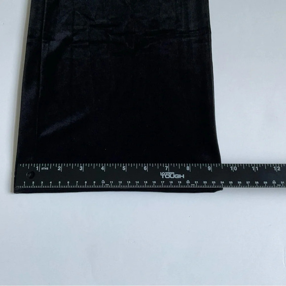Dress Barn Velvet Pants Sz 12 Black Relaxed Luxury Evening Party Classic NWT - Picture 8 of 9